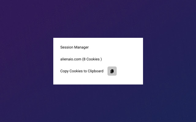 Session Manager for AlienAIO from Chrome web store to be run with OffiDocs Chromium online Session Manager for AlienAIO from Chrome web store to be run with OffiDocs Chromium online