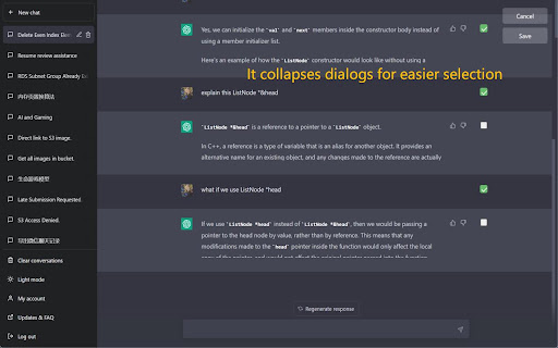 ShareGPTConvo from Chrome web store to be run with OffiDocs Chromium online ShareGPTConvo from Chrome web store to be run with OffiDocs Chromium online