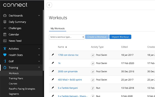 Share your Garmin Connect workout from Chrome web store to be run with OffiDocs Chromium online Share your Garmin Connect workout from Chrome web store to be run with OffiDocs Chromium online