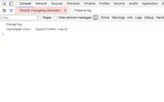 Shopify Changelog Generator from Chrome web store to be run with OffiDocs Chromium online Shopify Changelog Generator from Chrome web store to be run with OffiDocs Chromium online