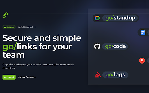 Shortcut Secure and simple go links for your team from Chrome web store to be run with OffiDocs Chromium online Shortcut Secure and simple go links for your team from Chrome web store to be run with OffiDocs Chromium online