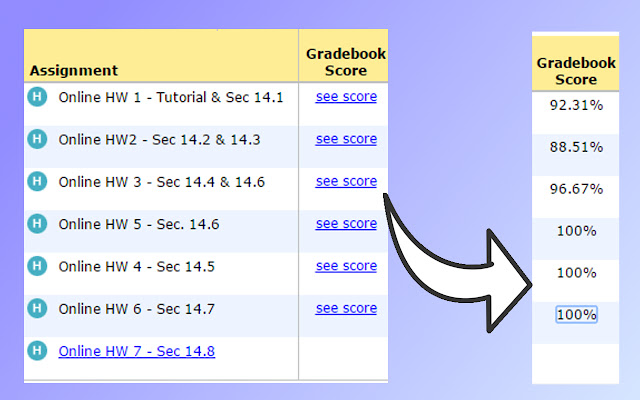 Show MyMathLab Score from Chrome web store to be run with OffiDocs Chromium online Show MyMathLab Score from Chrome web store to be run with OffiDocs Chromium online