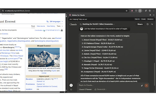 Sidebar for Claude: Privacy First AI Sidebar from Chrome web store to be run with OffiDocs Chromium online Sidebar for Claude: Privacy First AI Sidebar from Chrome web store to be run with OffiDocs Chromium online