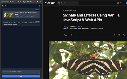 SideNote Quick save notes in Sidepanel from Chrome web store to be run with OffiDocs Chromium online SideNote Quick save notes in Sidepanel from Chrome web store to be run with OffiDocs Chromium online