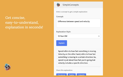 SimpleConcepts from Chrome web store to be run with OffiDocs Chromium online SimpleConcepts from Chrome web store to be run with OffiDocs Chromium online