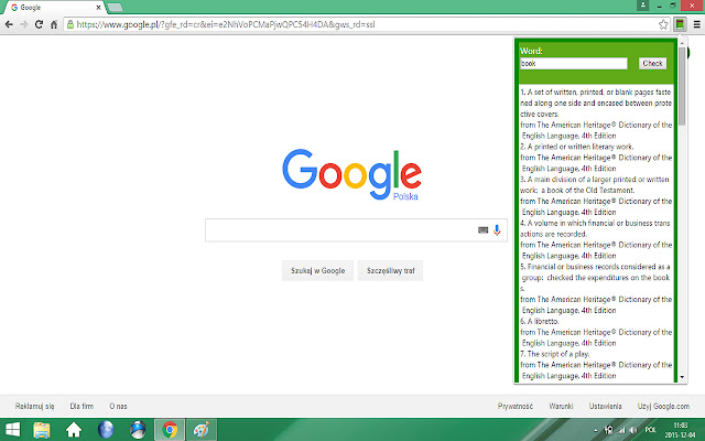 SimpleDict from Chrome web store to be run with OffiDocs Chromium online SimpleDict from Chrome web store to be run with OffiDocs Chromium online