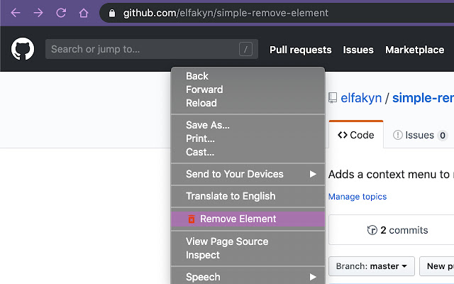 Simple Remove Element from Chrome web store to be run with OffiDocs Chromium online Simple Remove Element from Chrome web store to be run with OffiDocs Chromium online