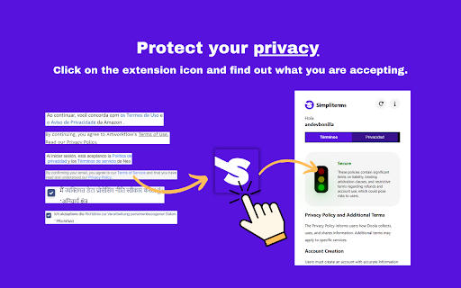 Simpliterms from Chrome web store to be run with OffiDocs Chromium online Simpliterms from Chrome web store to be run with OffiDocs Chromium online