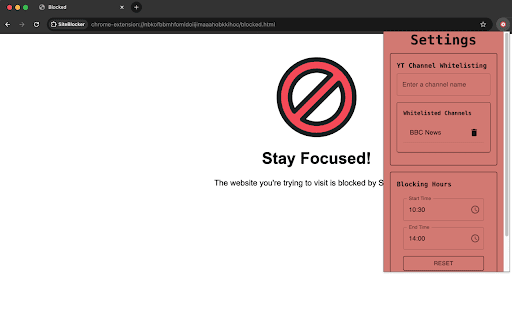 SiteBlocker from Chrome web store to be run with OffiDocs Chromium online SiteBlocker from Chrome web store to be run with OffiDocs Chromium online