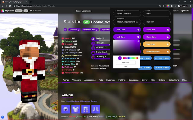 SkyCrypt Themer from Chrome web store to be run with OffiDocs Chromium online SkyCrypt Themer from Chrome web store to be run with OffiDocs Chromium online