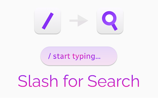 Slash for Search from Chrome web store to be run with OffiDocs Chromium online Slash for Search from Chrome web store to be run with OffiDocs Chromium online