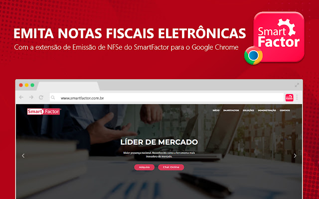 SmartFactor Emissor de NFSe from Chrome web store to be run with OffiDocs Chromium online SmartFactor Emissor de NFSe from Chrome web store to be run with OffiDocs Chromium online