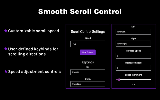 Smooth Scroll Control from Chrome web store to be run with OffiDocs Chromium online Smooth Scroll Control from Chrome web store to be run with OffiDocs Chromium online