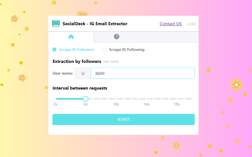 SocialDeck IG Email Extractor from Chrome web store to be run with OffiDocs Chromium online SocialDeck IG Email Extractor from Chrome web store to be run with OffiDocs Chromium online