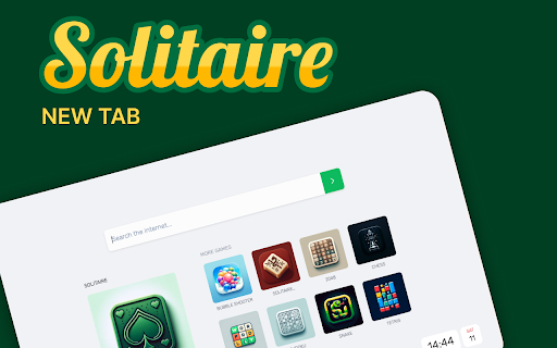 Solitaire New Tab from Chrome web store to be run with OffiDocs Chromium online Solitaire New Tab from Chrome web store to be run with OffiDocs Chromium online