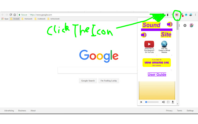 Sound Site from Chrome web store to be run with OffiDocs Chromium online Sound Site from Chrome web store to be run with OffiDocs Chromium online