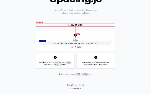 SpacingJS Updated Fork from Chrome web store to be run with OffiDocs Chromium online SpacingJS Updated Fork from Chrome web store to be run with OffiDocs Chromium online