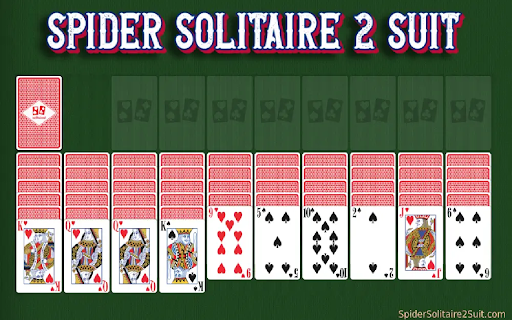 Spider Solitaire 2 Suit from Chrome web store to be run with OffiDocs Chromium online Spider Solitaire 2 Suit from Chrome web store to be run with OffiDocs Chromium online