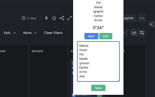 Standup Timer from Chrome web store to be run with OffiDocs Chromium online Standup Timer from Chrome web store to be run with OffiDocs Chromium online