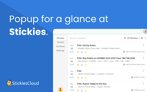Sticky Notes Super quick, AI powered, Cloud based from Chrome web store to be run with OffiDocs Chromium online Sticky Notes Super quick, AI powered, Cloud based from Chrome web store to be run with OffiDocs Chromium online