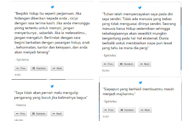 Stoic Quotes Indonesia from Chrome web store to be run with OffiDocs Chromium online Stoic Quotes Indonesia from Chrome web store to be run with OffiDocs Chromium online