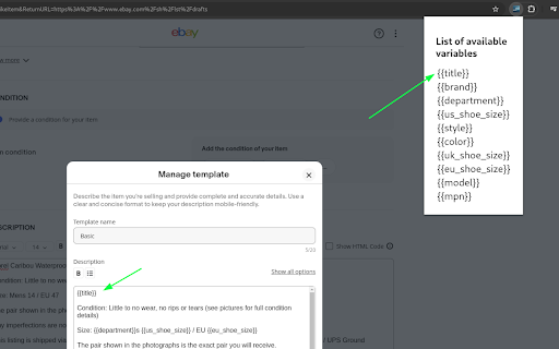 Strand Shoes Listing Helper from Chrome web store to be run with OffiDocs Chromium online Strand Shoes Listing Helper from Chrome web store to be run with OffiDocs Chromium online