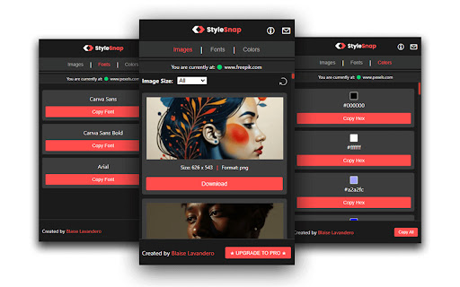 StyleSnap from Chrome web store to be run with OffiDocs Chromium online StyleSnap from Chrome web store to be run with OffiDocs Chromium online