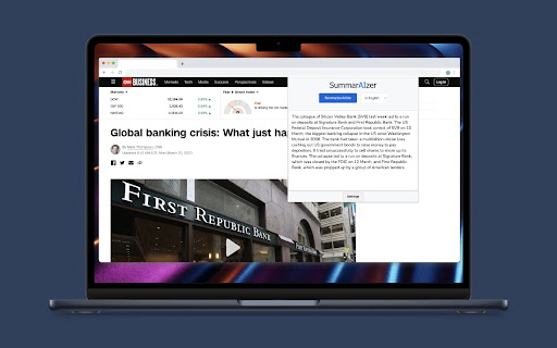 SummarAIzer from Chrome web store to be run with OffiDocs Chromium online SummarAIzer from Chrome web store to be run with OffiDocs Chromium online