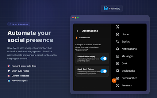 SupaReply from Chrome web store to be run with OffiDocs Chromium online SupaReply from Chrome web store to be run with OffiDocs Chromium online