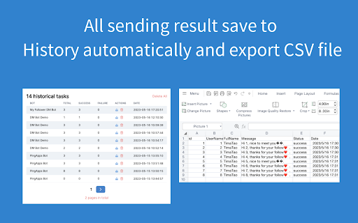 Super DM Bot IG DM Bot bulk message sender from Chrome web store to be run with OffiDocs Chromium online Super DM Bot IG DM Bot bulk message sender from Chrome web store to be run with OffiDocs Chromium online