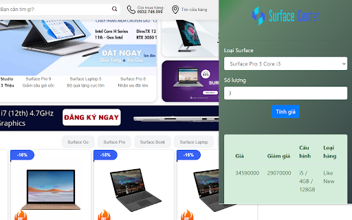 Surface Center from Chrome web store to be run with OffiDocs Chromium online Surface Center from Chrome web store to be run with OffiDocs Chromium online