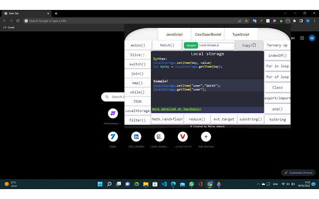 Syntax reminder from Chrome web store to be run with OffiDocs Chromium online Syntax reminder from Chrome web store to be run with OffiDocs Chromium online