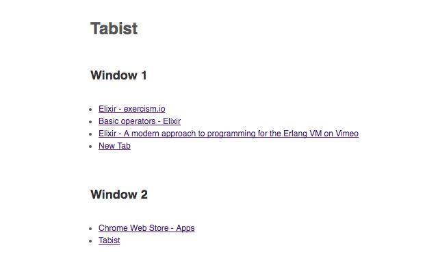 Tabist from Chrome web store to be run with OffiDocs Chromium online Tabist from Chrome web store to be run with OffiDocs Chromium online