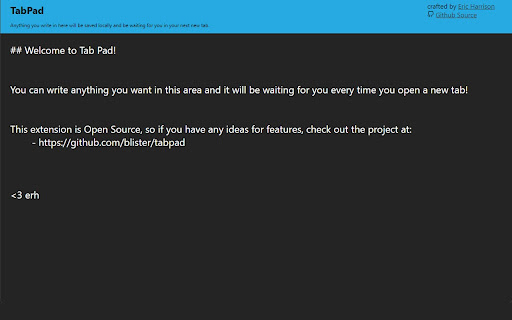 Tab Pad from Chrome web store to be run with OffiDocs Chromium online Tab Pad from Chrome web store to be run with OffiDocs Chromium online