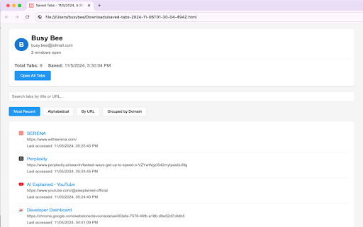 Tab Saver Pro Export Backup Tabs from Chrome web store to be run with OffiDocs Chromium online Tab Saver Pro Export Backup Tabs from Chrome web store to be run with OffiDocs Chromium online