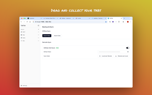 TabTab Tab Management Tool from Chrome web store to be run with OffiDocs Chromium online TabTab Tab Management Tool from Chrome web store to be run with OffiDocs Chromium online