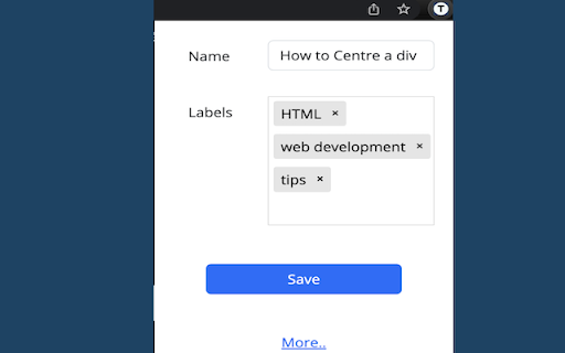 TagifyBookmarks from Chrome web store to be run with OffiDocs Chromium online TagifyBookmarks from Chrome web store to be run with OffiDocs Chromium online