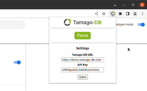Tamago DB Chrome Extension from Chrome web store to be run with OffiDocs Chromium online Tamago DB Chrome Extension from Chrome web store to be run with OffiDocs Chromium online