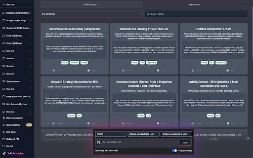 Tellit Supercharged ChatGPT Tools from Chrome web store to be run with OffiDocs Chromium online Tellit Supercharged ChatGPT Tools from Chrome web store to be run with OffiDocs Chromium online