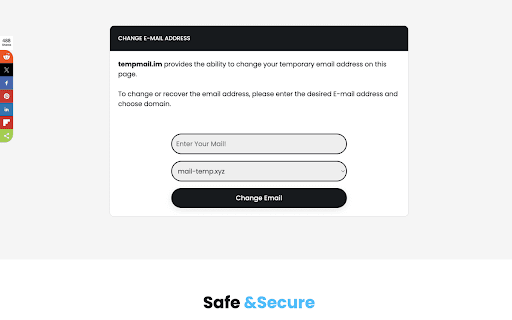 Temp Mail Temporary Email tempmail.im from Chrome web store to be run with OffiDocs Chromium online Temp Mail Temporary Email tempmail.im from Chrome web store to be run with OffiDocs Chromium online