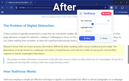 TextFocus from Chrome web store to be run with OffiDocs Chromium online TextFocus from Chrome web store to be run with OffiDocs Chromium online