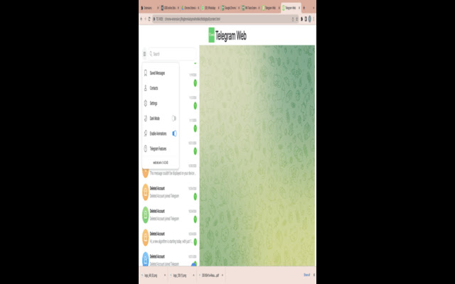 TG WEB from Chrome web store to be run with OffiDocs Chromium online TG WEB from Chrome web store to be run with OffiDocs Chromium online