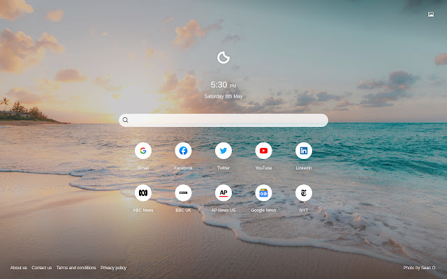 The Beach Tab from Chrome web store to be run with OffiDocs Chromium online The Beach Tab from Chrome web store to be run with OffiDocs Chromium online