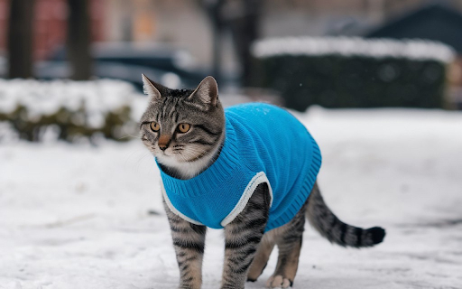 The cat and the blue shirt from Chrome web store to be run with OffiDocs Chromium online The cat and the blue shirt from Chrome web store to be run with OffiDocs Chromium online