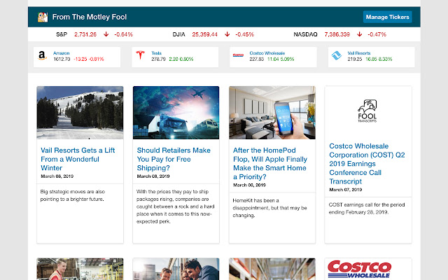 The Motley Fool Homepage from Chrome web store to be run with OffiDocs Chromium online The Motley Fool Homepage from Chrome web store to be run with OffiDocs Chromium online