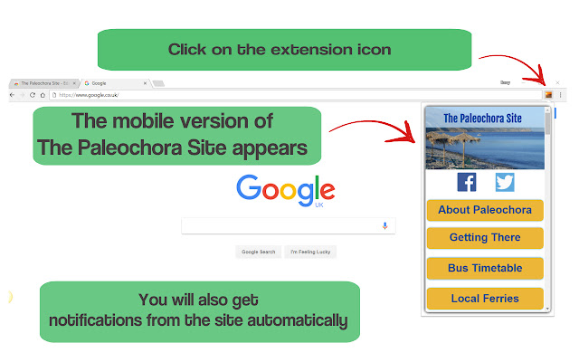 The Paleochora Site from Chrome web store to be run with OffiDocs Chromium online The Paleochora Site from Chrome web store to be run with OffiDocs Chromium online
