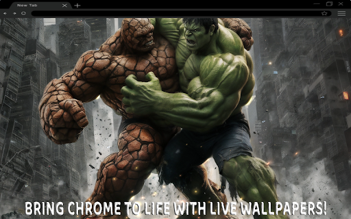 The Thing VS Hulk Live Wallpaper from Chrome web store to be run with OffiDocs Chromium online The Thing VS Hulk Live Wallpaper from Chrome web store to be run with OffiDocs Chromium online