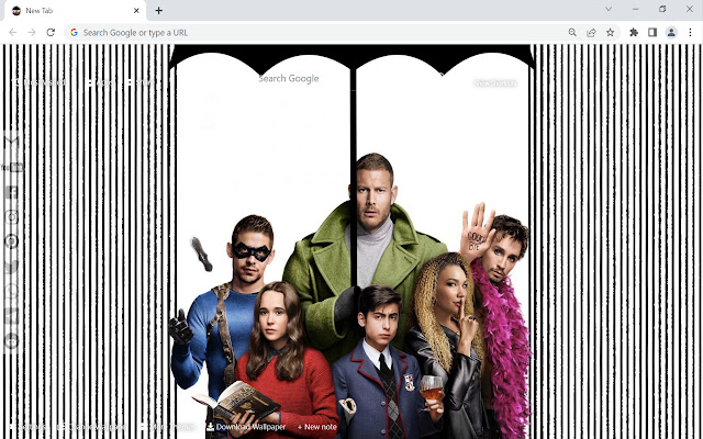 The Umbrella Academy Wallpaper from Chrome web store to be run with OffiDocs Chromium online The Umbrella Academy Wallpaper from Chrome web store to be run with OffiDocs Chromium online