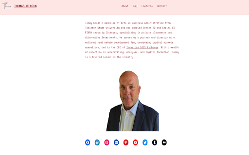 Thomas Hinson FINRA from Chrome web store to be run with OffiDocs Chromium online Thomas Hinson FINRA from Chrome web store to be run with OffiDocs Chromium online