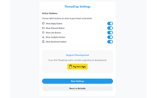 ThreadCap: Better Twitter Screenshots from Chrome web store to be run with OffiDocs Chromium online ThreadCap: Better Twitter Screenshots from Chrome web store to be run with OffiDocs Chromium online